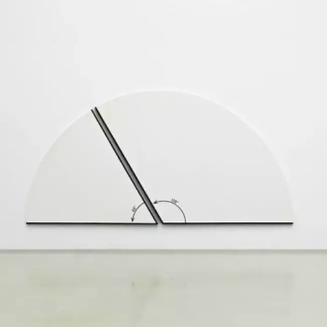 Venet Shaped canvas 1976